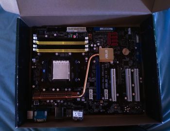 Asus M2N NVIDIA nForce 430 MCP ATX DDR2 AM2 1 x PCI-E x16 Slots Motherboard