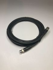 Coaxial RG59 Cable Assembly, BNC Plug to BNC Plug, 75 ohm, 16.4 ft, 5 m, Black