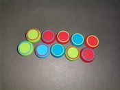 10x Pultelio analogų papildomos apsauginės gumos / caps'ai / stick'ų apsauga