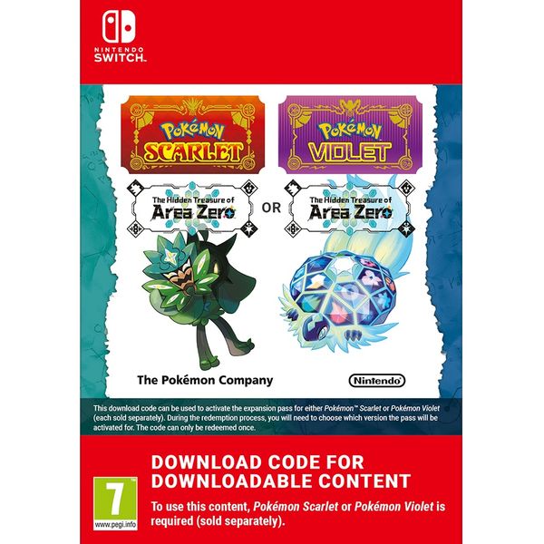 Pokemon Scarlet / Violet Expansion Pass: The Hidden Treasure of Area Zero (DLC) (Nintendo Switch) eShop Key JAPAN