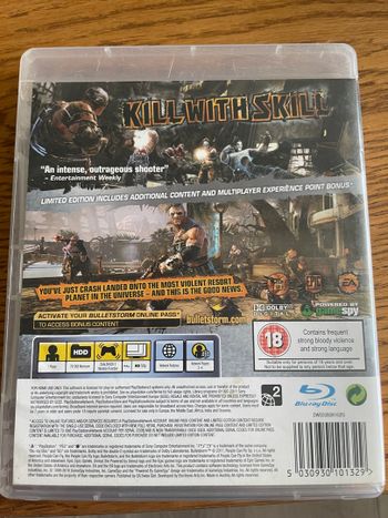 Bulletstorm Limited Edition PlayStation 3