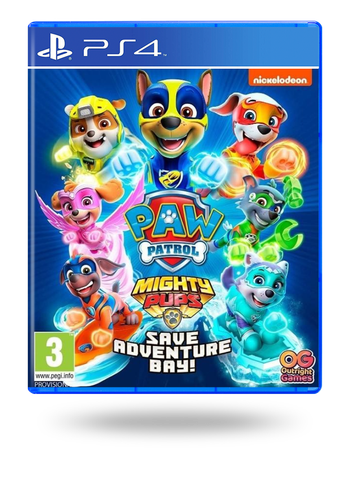 PAW Patrol Mighty Pups Save Adventure Bay (La Patrulla Canina Al Rescate De Bahia Aventura!) PlayStation 4