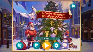 Solitaire Christmas. Match 2 Cards