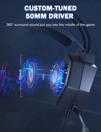 Onikuma X20 Pro gaming headphones (žaidimų ausinės) for sale