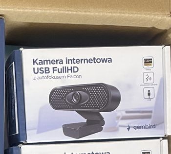 GEMBIRD CAM-FALCON - Webcam - colour - 1080p FULL HD- audio - USB - AVI, MJPEG,