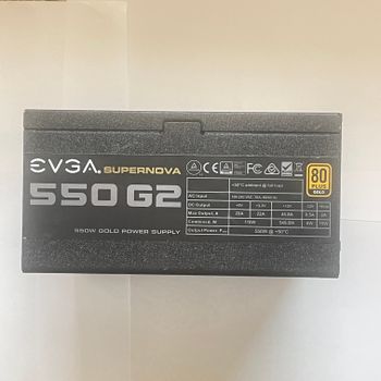 EVGA 550 G2 550W 80 Plus gold Black Cables Semi Fanless Modular TRUKSTA LAIDU PSU maitinimo blokas PC Power supply maitekas maitblokis