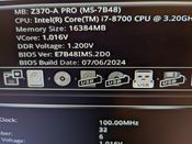 Buy MSI Z370-A PRO Intel Z370 ATX DDR4 LGA1151 2 x PCI-E x16 Slots Motherboard