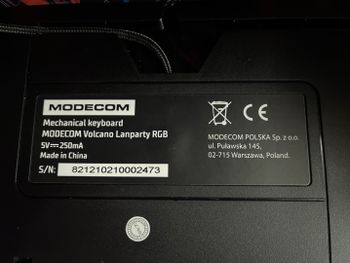Buy Modecom Lanparty Volcano RGB Brown switches