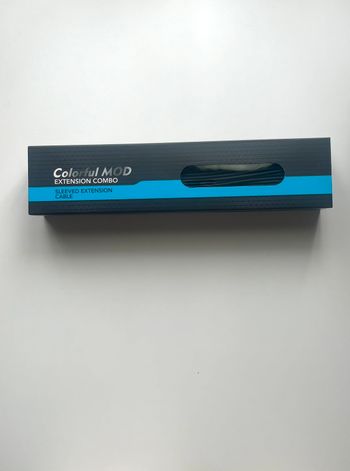 ColorfulMod NAUJI Juodi PSU MAITBLOKIO LAIDAI CABLE EXTENSIONS