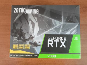 Zotac GeForce RTX 2060 6 GB 1365-1680 Mhz PCIe x16 GPU