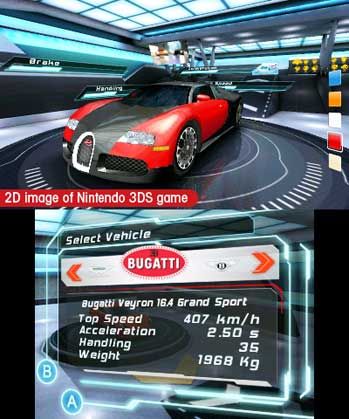 Asphalt 3D Nintendo 3DS
