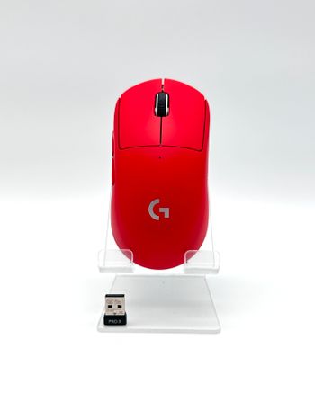 Logitech G Pro X Superlight Wireless Gaming Belaidė Raudona Pelė