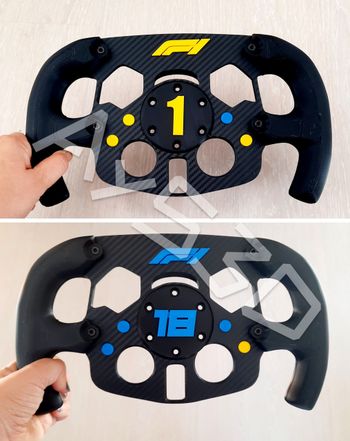 MOD F1 PERSONALIZADO center cap nombre accesorio superior logo para Logitech G29