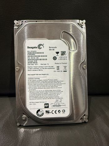 Seagate Barracuda 500 GB HDD Storage