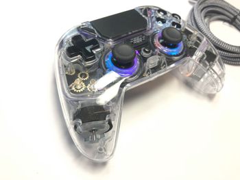 Buy Deltaco Gaming GAM-169-T Transparent Wireless Controller PS4, PC, Android, iOS