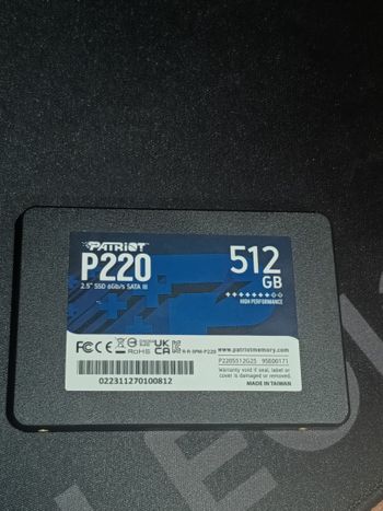Patriot Spark 512 GB SSD Storage