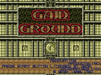 Gain Ground SEGA Mega Drive