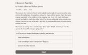 Get Choice of Zombies