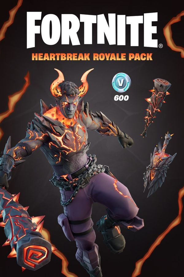 Fortnite - Heartbreak Royale Pack + 600 V-Bucks XBOX LIVE Key BRAZIL