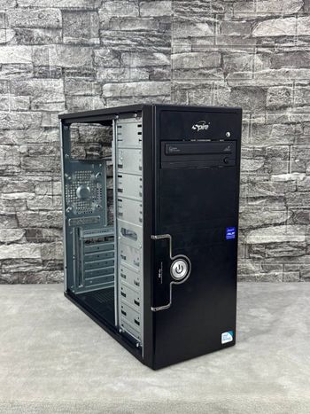 Spire ATX Mid Tower Black/Silver PC Case