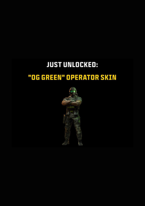 Call of Duty: Modern Warfare 4 - OG Green Operator Skin (DLC) (PS4/PS5/XBOX ONE/XBOX SERIES X/PC) Official Website Key GLOBAL