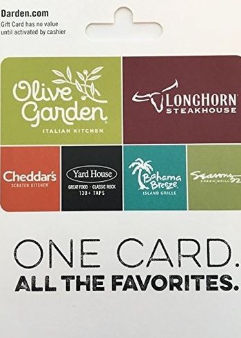 Darden Restaurants Gift Card 50 USD Key UNITED STATES