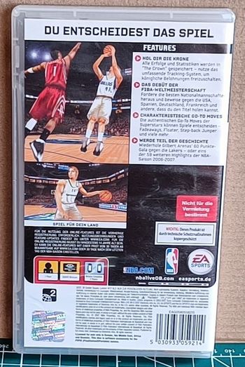 NBA Live 08 PSP