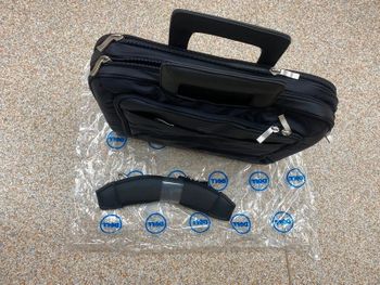 DELL 14" nešiojamo kompiuterio nailoninis juodas krepšys su rankena