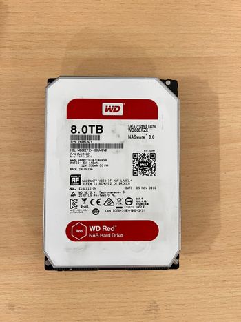 Toshiba 8 TB HDD Storage