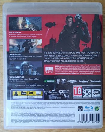 Wolfenstein: The New Order PlayStation 3
