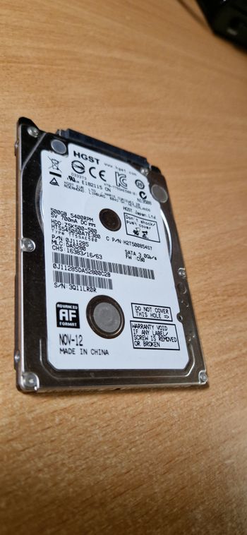 HGST HTS545050A7E380 500GB SLIM
