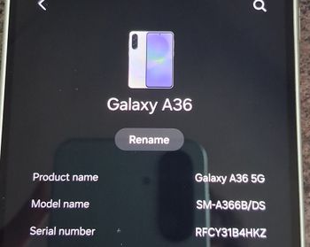 Redeem Samsung Galaxy A36 5G 128GB
