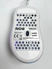 NOS M600 USB Laidinė Gaming Žaidimų Balta Pelė