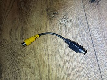4 pin S-VHS(P)-RCA(S) 0.13m laidas