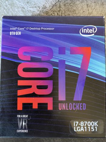 Intel Core i7-8700K 3.7-4.7 GHz LGA1151 6-Core CPU