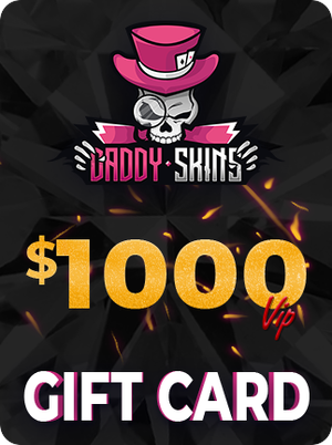 Daddy Skins Wallet Card 1000 USD Key GLOBAL