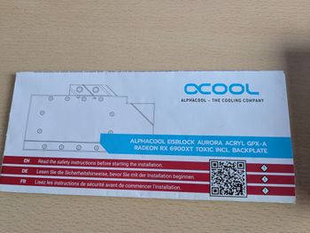 Alphacool RX 6900 XT vandens aušintuvas 