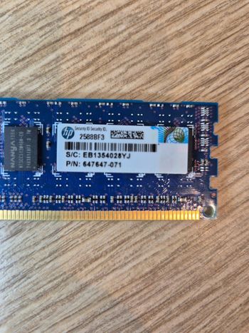 NANYA 4GB 1Rx4 PC3L-10600R DDR3-1333 ECC 647647-071