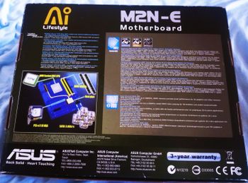 Asus M2N NVIDIA nForce 430 MCP ATX DDR2 AM2 1 x PCI-E x16 Slots Motherboard