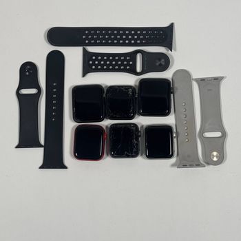 6x *UNTESTED* Apple Watch Smartwatches Various Colors with Strap Parts