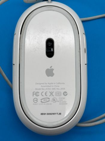 Redeem Apple Mighty Mouse Laidinė Balta Pelė A1152 EMC No.: 2058