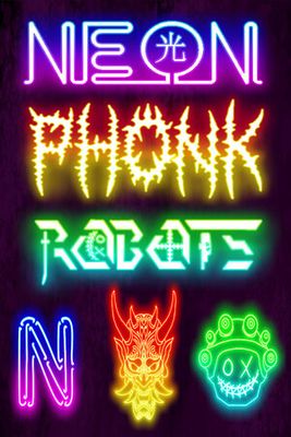 Neon Phonk Robots game cover