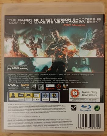 Wolfenstein PlayStation 3