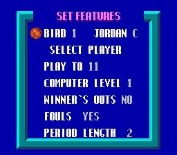 Jordan vs. Bird: One on One SEGA Mega Drive