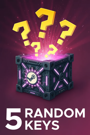 5 Random Steam keys - Red Steam key - Global
